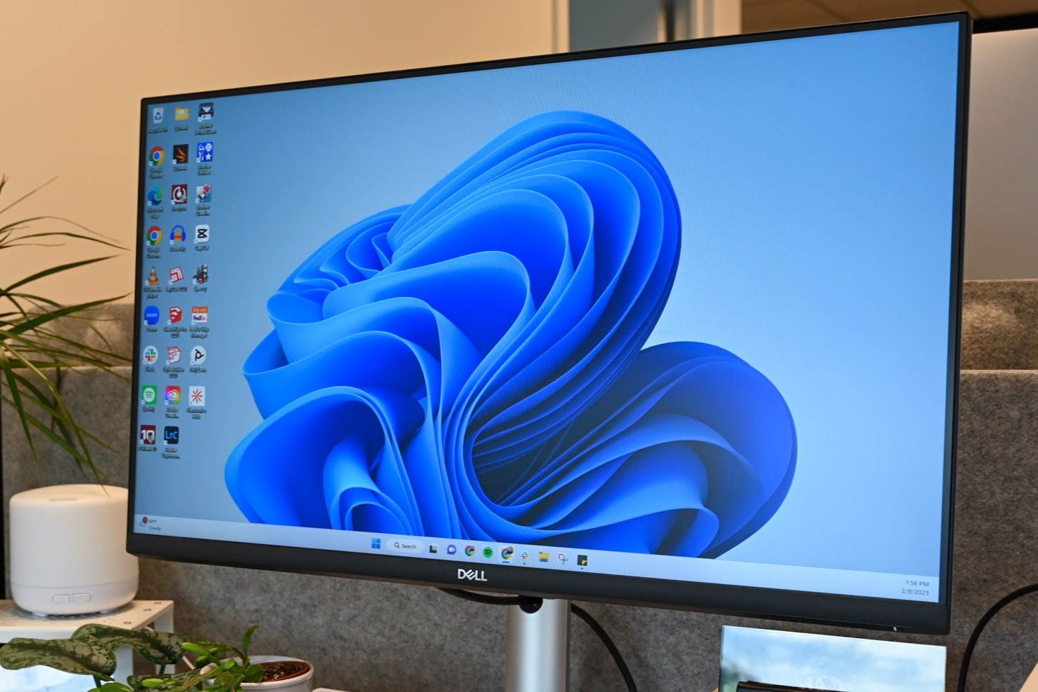 Windows 11 running on a Dell monitor